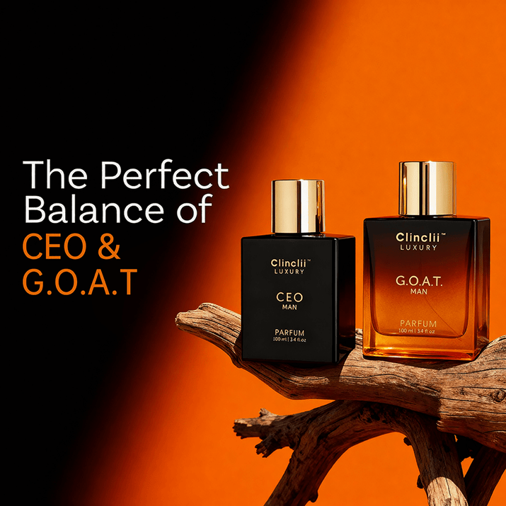 Final 3 Hours: 64%OFF Gentlemen's Fragrance Set with CEO MAN Perfume & G.O.A.T MAN Aroma - Kiyomi Cosmetics